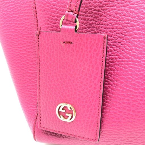 Gucci - Pink Swing Leather Tote Bag - Image 6
