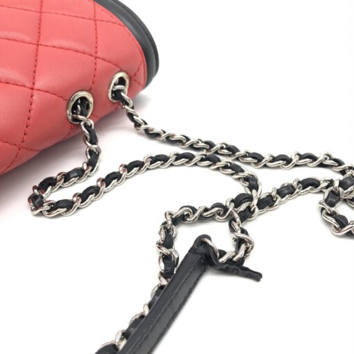 Chanel - Tricolor Quilted Lambskin Medium Graphic Flap Bag - Image 7