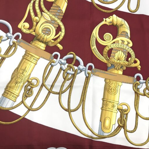 Hermès - Vintage Cliquetis Silk Scarf Design - Image 7