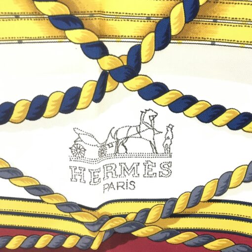 Hermès - Silk Scarf Featuring Royal Motifs - Image 7