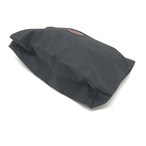 Longchamp - Nylon Cosmetic Bag With Leather Handle - Image 7