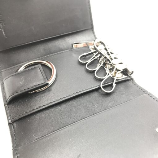 Salvatore Ferragamo - Textured Leather Bifold Key Case - Image 7