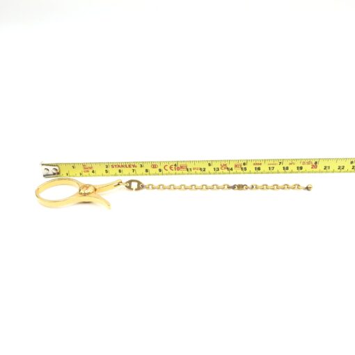 Hermès - Gold Metal Glove Holder Keychain - Image 7