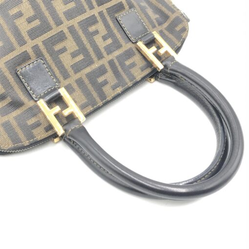 Fendi - Zucca Handbag and Shoulder Bag Brown - Image 7