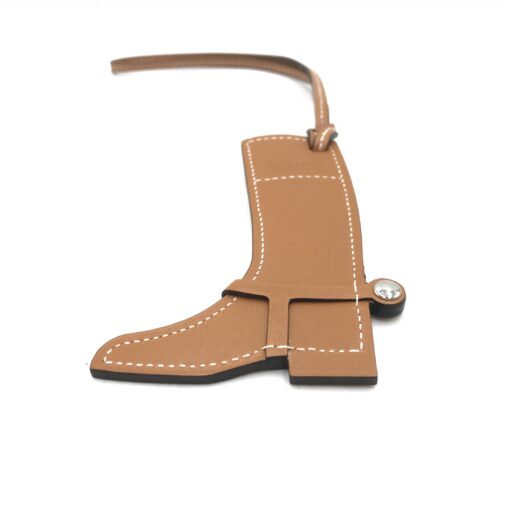Hermès - long boot leather bag charm - Image 8
