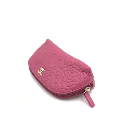 Chanel - Lambskin Pink Pouch - Image 8