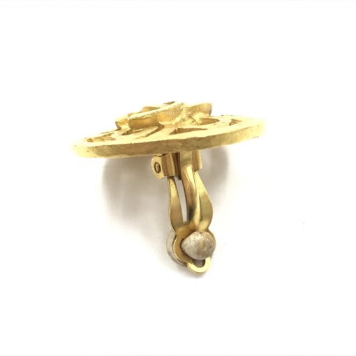 Chanel - CC clip-on earrings, Gold Plated - Image 8