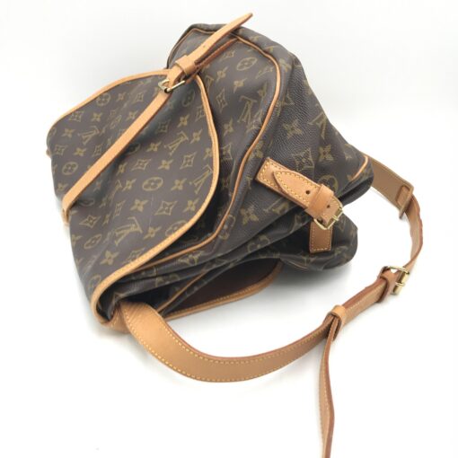 Louis Vuitton - Brown Monogram Saumur Messenger Bag - Image 8