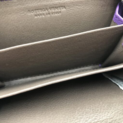 Bottega Veneta - Purple studded zip-around coin purse - Image 8
