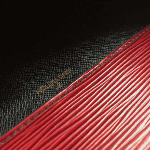 Louis Vuitton - Epi Cartouchiere Crossbody Bag In Red - Image 8