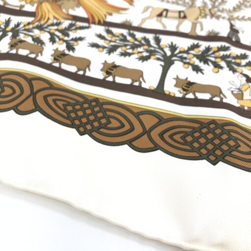 Hermès - Colorful Silk Scarf Design - Image 8
