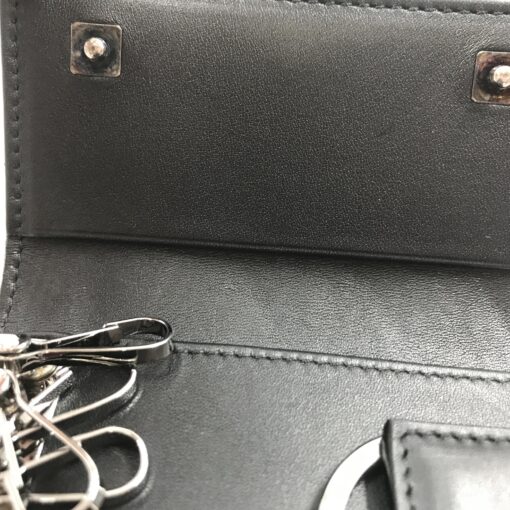 Salvatore Ferragamo - Textured Leather Bifold Key Case - Image 8