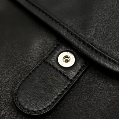 Loewe - Black Leather Messenger Bag - Image 8