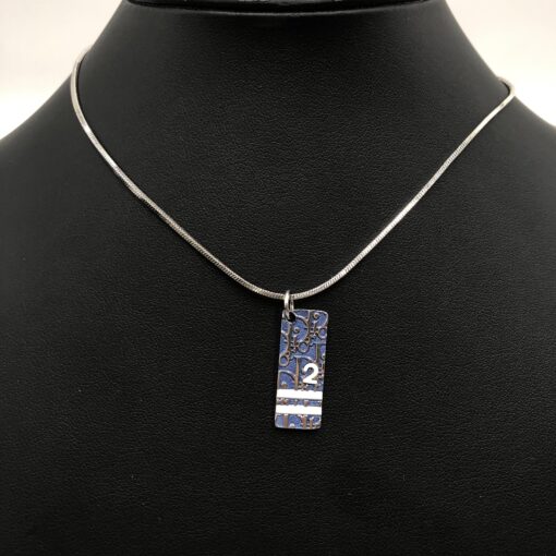 Christian Dior - Blue Trotter Pendant Necklace - Image 8