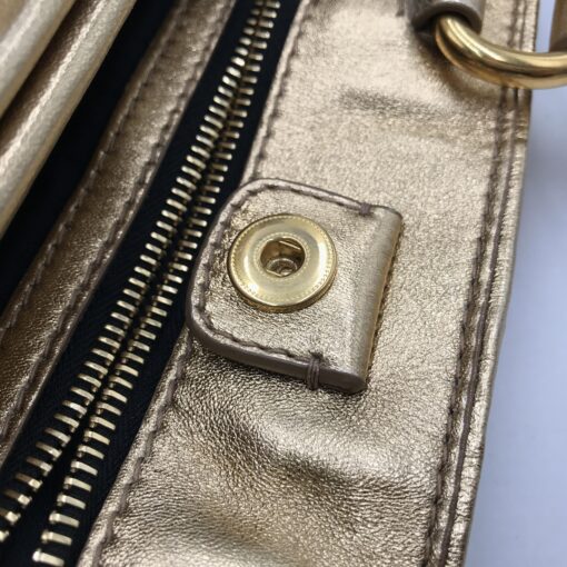 Miu Miu - Gold Matelassé handbag - Image 8