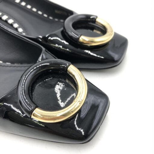 Louis Vuitton - Patent leather black heeled shoes - Image 9