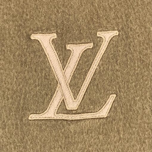 Louis Vuitton - Beige cashmere scarf with logo - Image 9