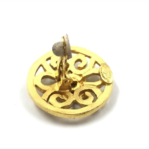 Chanel - CC clip-on earrings, Gold Plated - Image 9