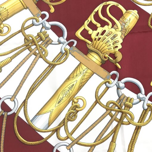 Hermès - Vintage Cliquetis Silk Scarf Design - Image 9