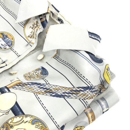 Hermès - Silk Shirt With Colorful Print Design - Image 9