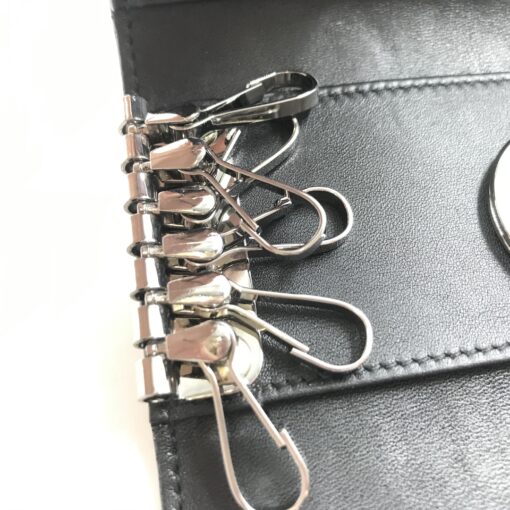 Salvatore Ferragamo - Textured Leather Bifold Key Case - Image 9