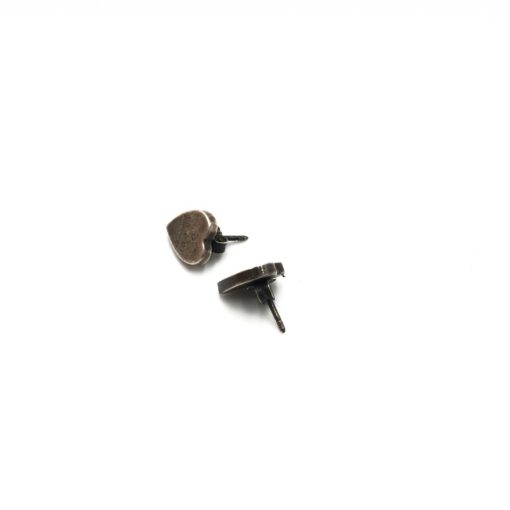 Gucci - Silver 925 Heart Stud Earrings - Image 9