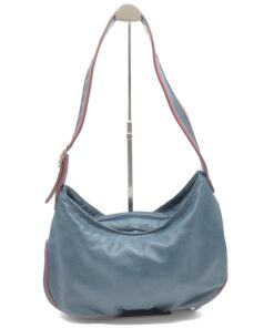 Loewe - Blue Leather Shoulder Bag