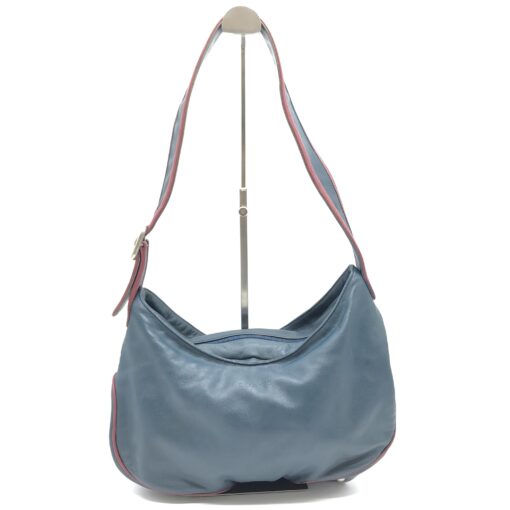 Loewe - Blue Leather Shoulder Bag