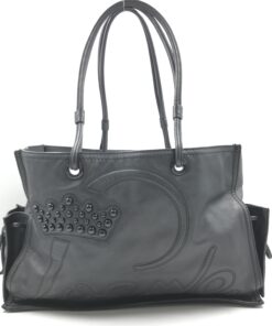 Loewe - Shopper Black Leather Tote Bag