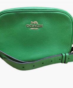 Coach - Green leather crossbody camera bag