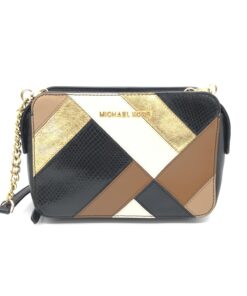 Michael Kors - Multicolor Embossed Leather and Leather Jet Set Camera Crossbody Bag