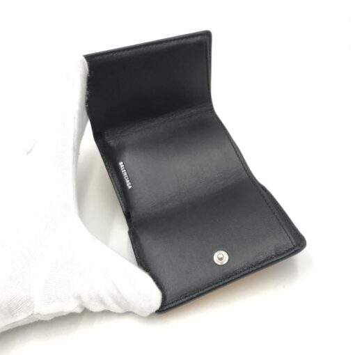 Balenciaga - Floral Patterned Leather Paper Mini Wallet - Image 11