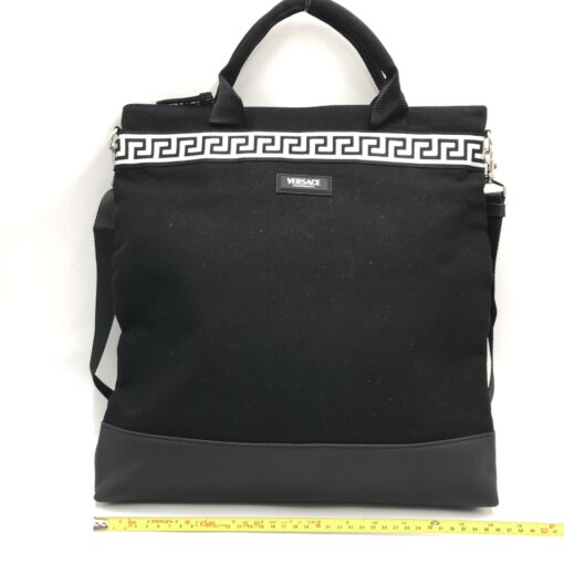Versace - Crossbody Bag, Cotton - Image 2