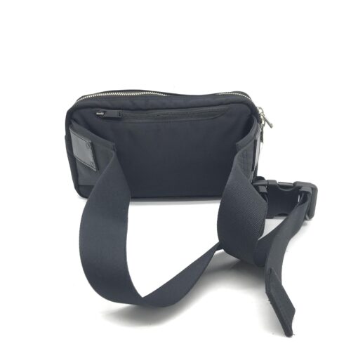 Porter - Black Waist Pouch With Zippered Compartments - Image 2