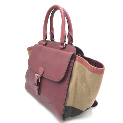 Burberry - Handbag, Cotton - Image 3