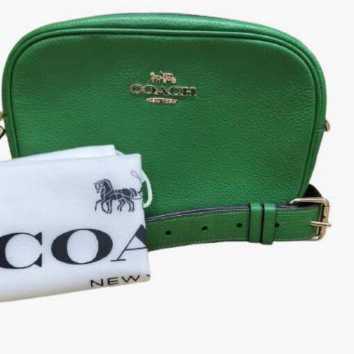 Coach - Green leather crossbody camera bag - Image 3