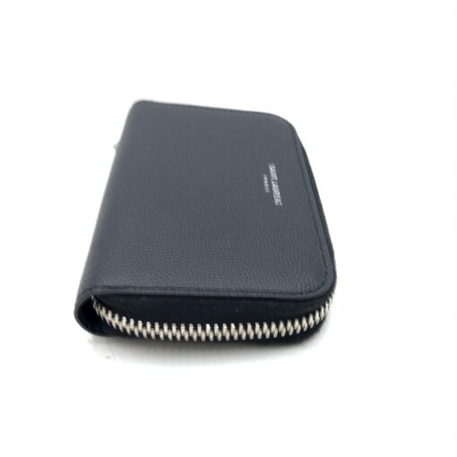 Yves Saint Laurent - Black grainy leather zip coin purse - Image 3