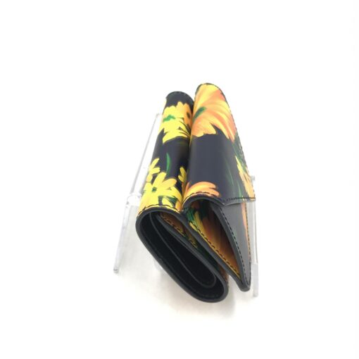 Balenciaga - Floral Patterned Leather Paper Mini Wallet - Image 4