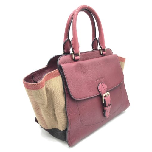 Burberry - Handbag, Cotton - Image 4