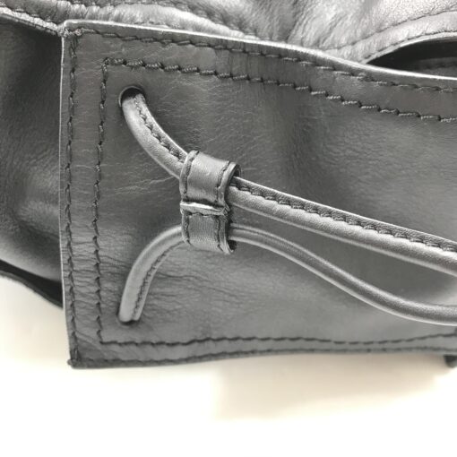 Loewe - Shopper Black Leather Tote Bag - Image 5