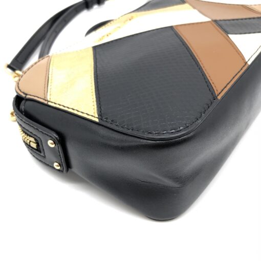 Michael Kors - Multicolor Embossed Leather and Leather Jet Set Camera Crossbody Bag - Image 5
