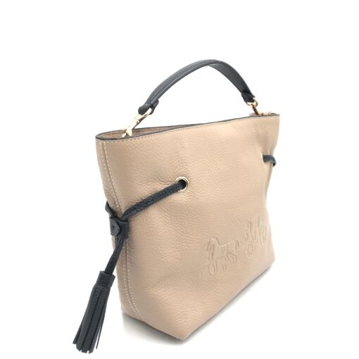 Coach - Beige Leather Crossbody Shoulder Bag - Image 5