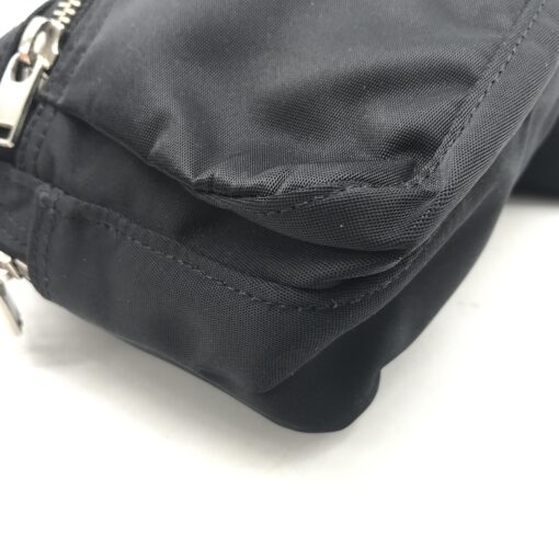 Porter - Black Waist Pouch With Zippered Compartments - Image 5