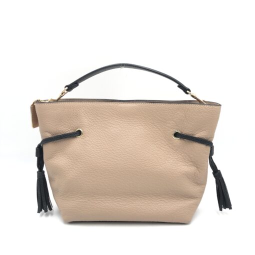 Coach - Beige Leather Crossbody Shoulder Bag - Image 6