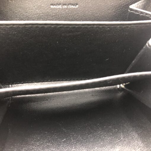 Yves Saint Laurent - Black grainy leather zip coin purse - Image 6