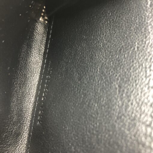 Yves Saint Laurent - Black grainy leather zip coin purse - Image 8