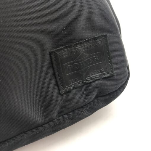 Porter - Black Waist Pouch With Zippered Compartments - Image 8