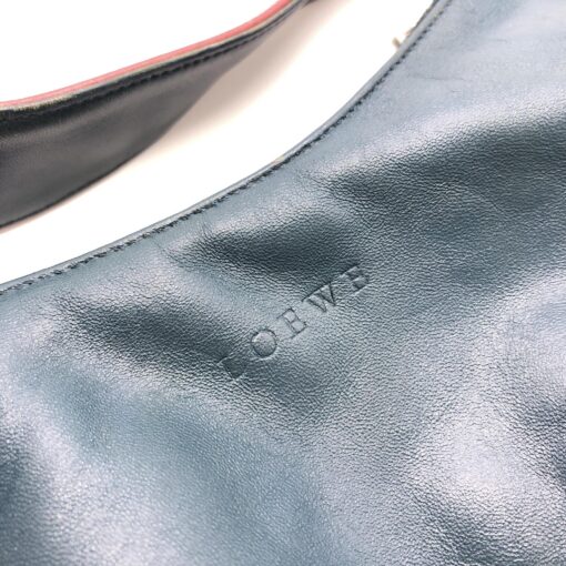 Loewe - Blue Leather Shoulder Bag - Image 9