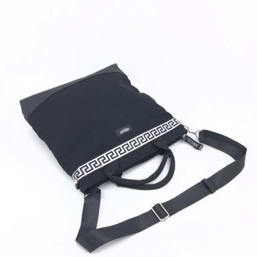 Versace - Crossbody Bag, Cotton - Image 9