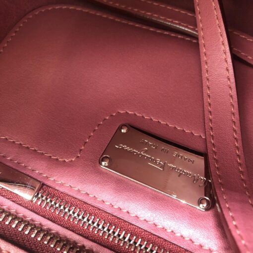 Salvatore Ferragamo - Pink Leather 2WAY Bag - Image 9